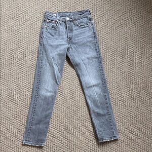Levis 501 S skinny premium gray